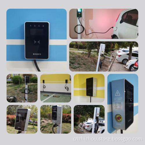 3 Caricatore PhaseAC di tipo 2 all&#39;adattatore GBT 11 kW CHARGERS EV METALLIC